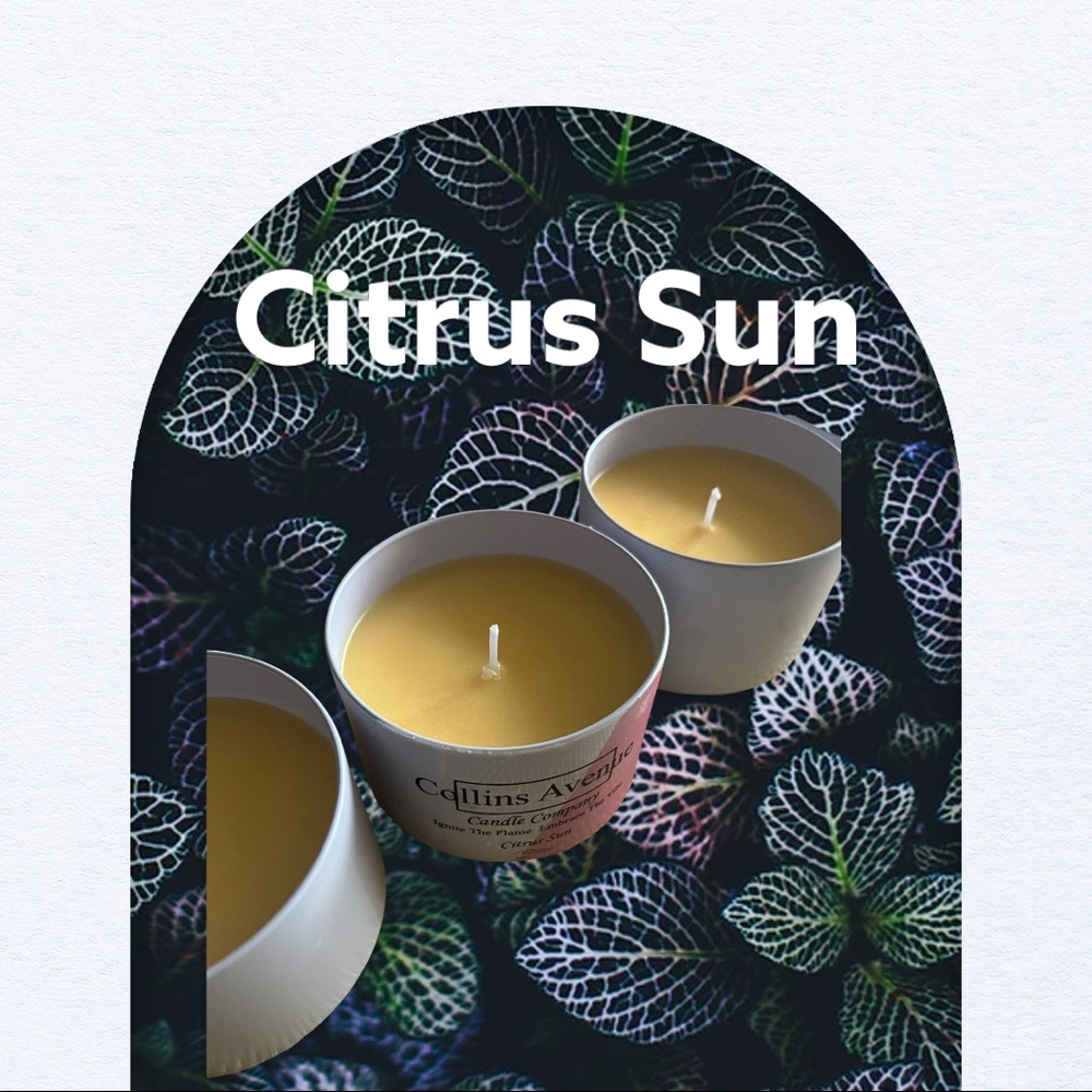 Citrus Sun 8oz Tin Artisan Scented Candle